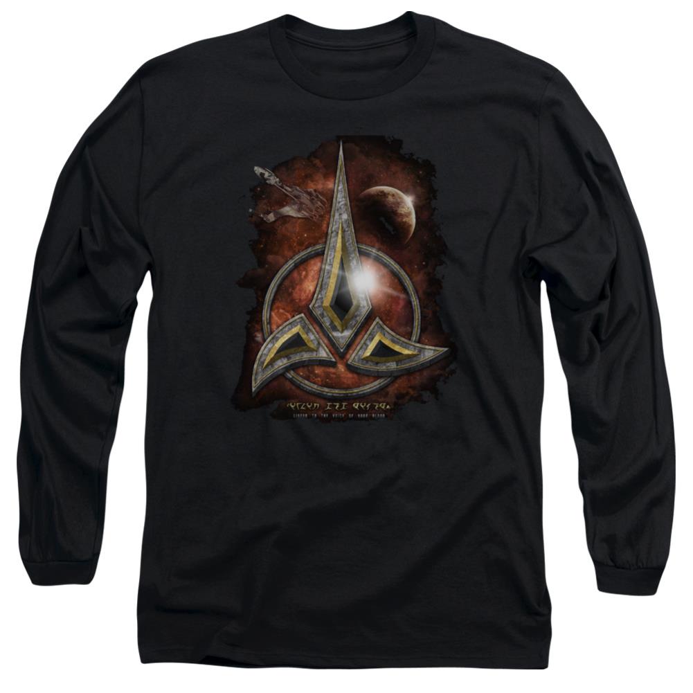 Star Trek Klingon Crest Men's 18/1 Cotton Long-Sleeve T-Shirt