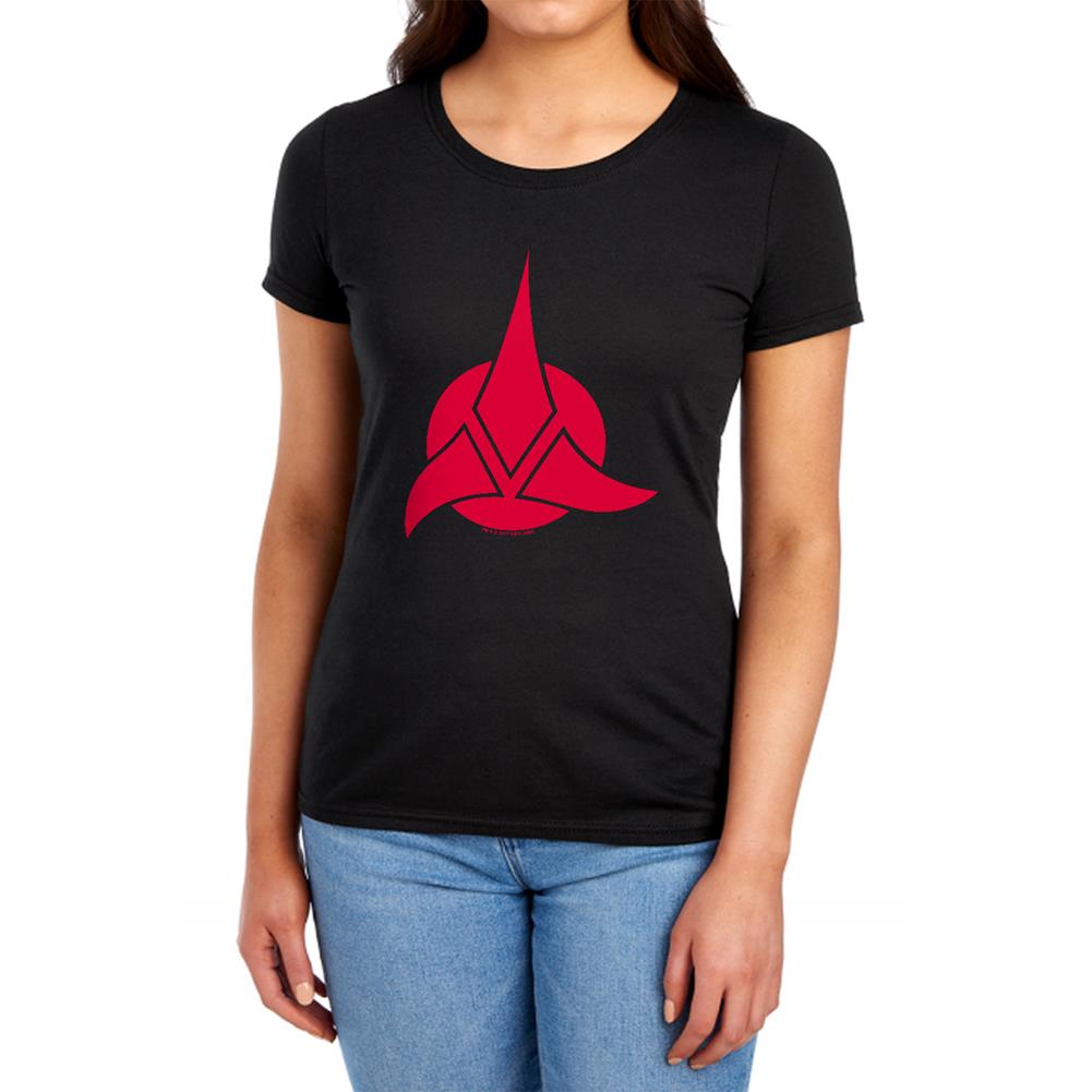 Star Trek Klingon Logo Women's 18/1 Cotton Short-Sleeve T-Shirt