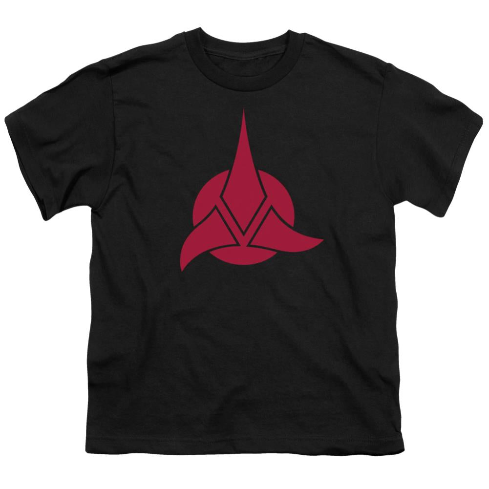 Star Trek Klingon Logo Youth 18/1 100% Cotton Short-Sleeve T-Shirt