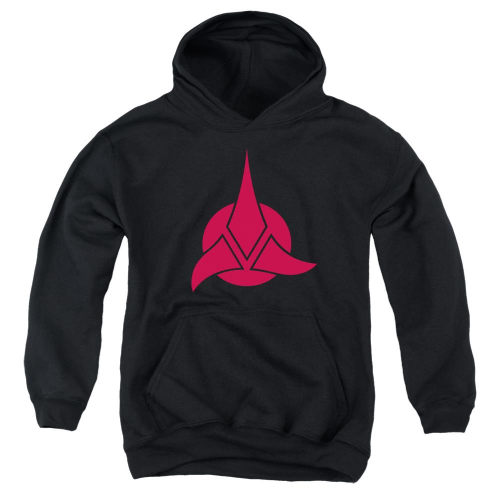 Star Trek Klingon Logo Youth Cotton Poly Pull-Over Hoodie