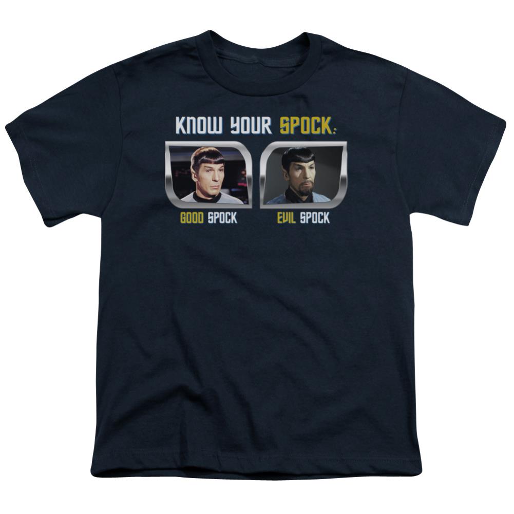 Star Trek Know Your Spock Youth 18/1 100% Cotton Short-Sleeve T-Shirt