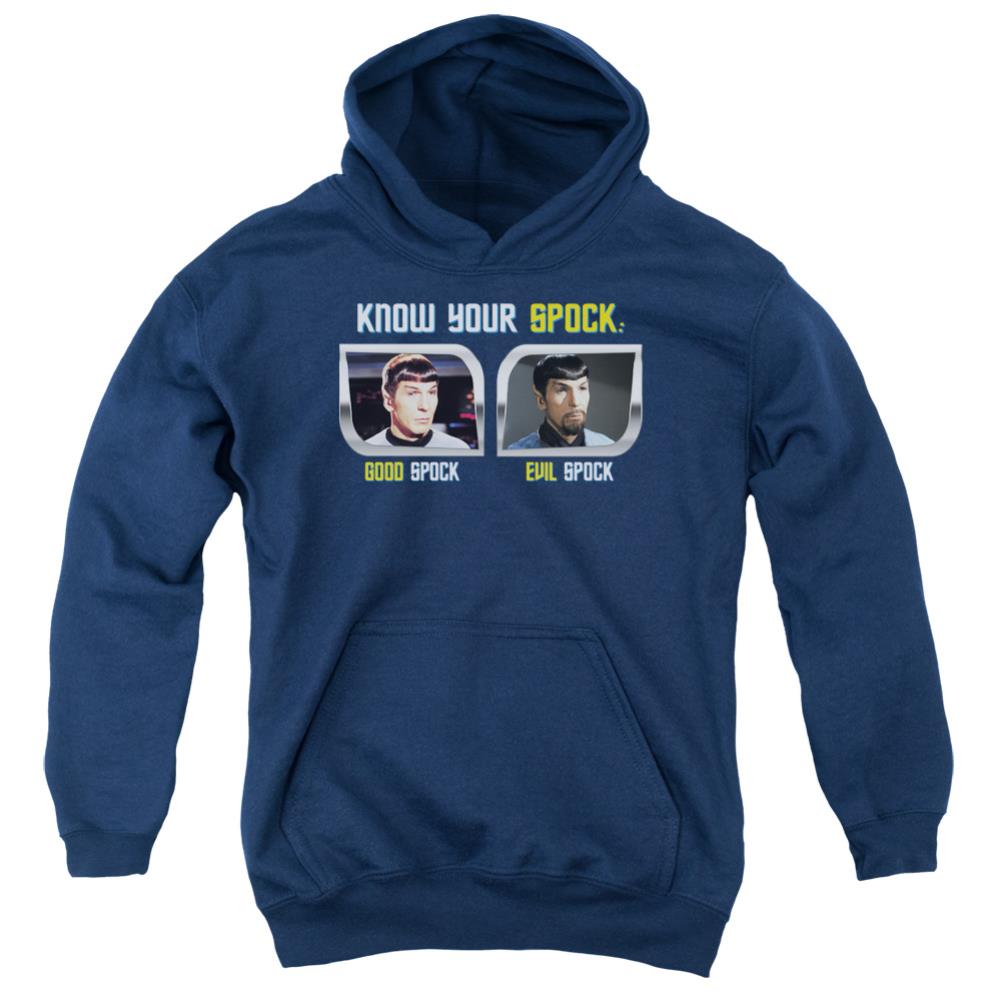 Star Trek Know Your Spock Youth Cotton Poly Pull-Over Hoodie