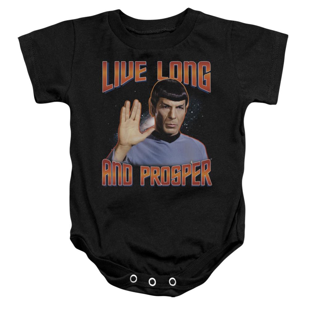 Star Trek Live Long And Prosper Infant's Cotton SS Snapsuit
