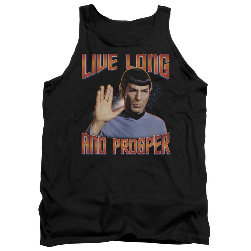 Star Trek Live Long And Prosper Men's 18/1 Cotton Tank Top