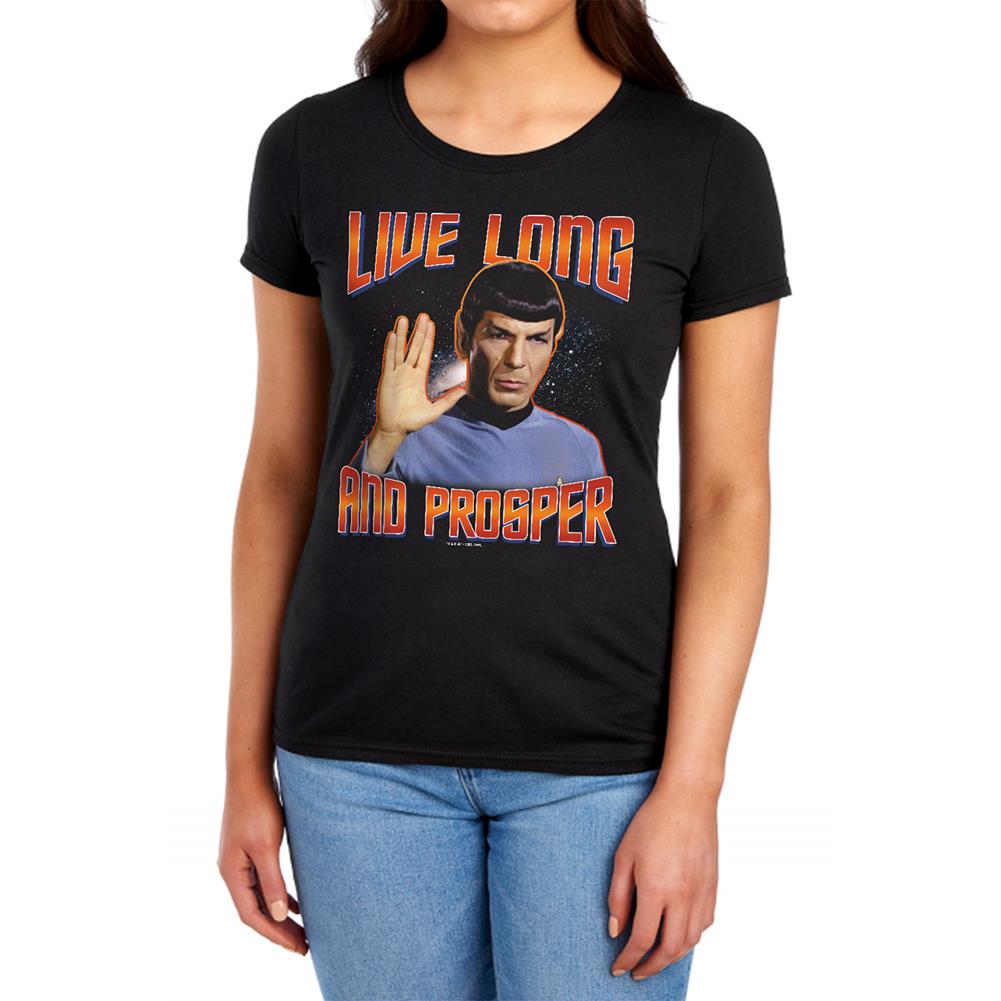 Star Trek Live Long And Prosper Women's 18/1 Cotton Short-Sleeve T-Shirt