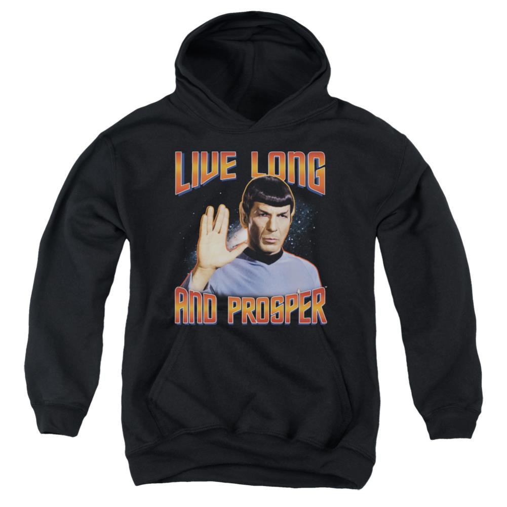 Star Trek Live Long And Prosper Youth Cotton Poly Pull-Over Hoodie