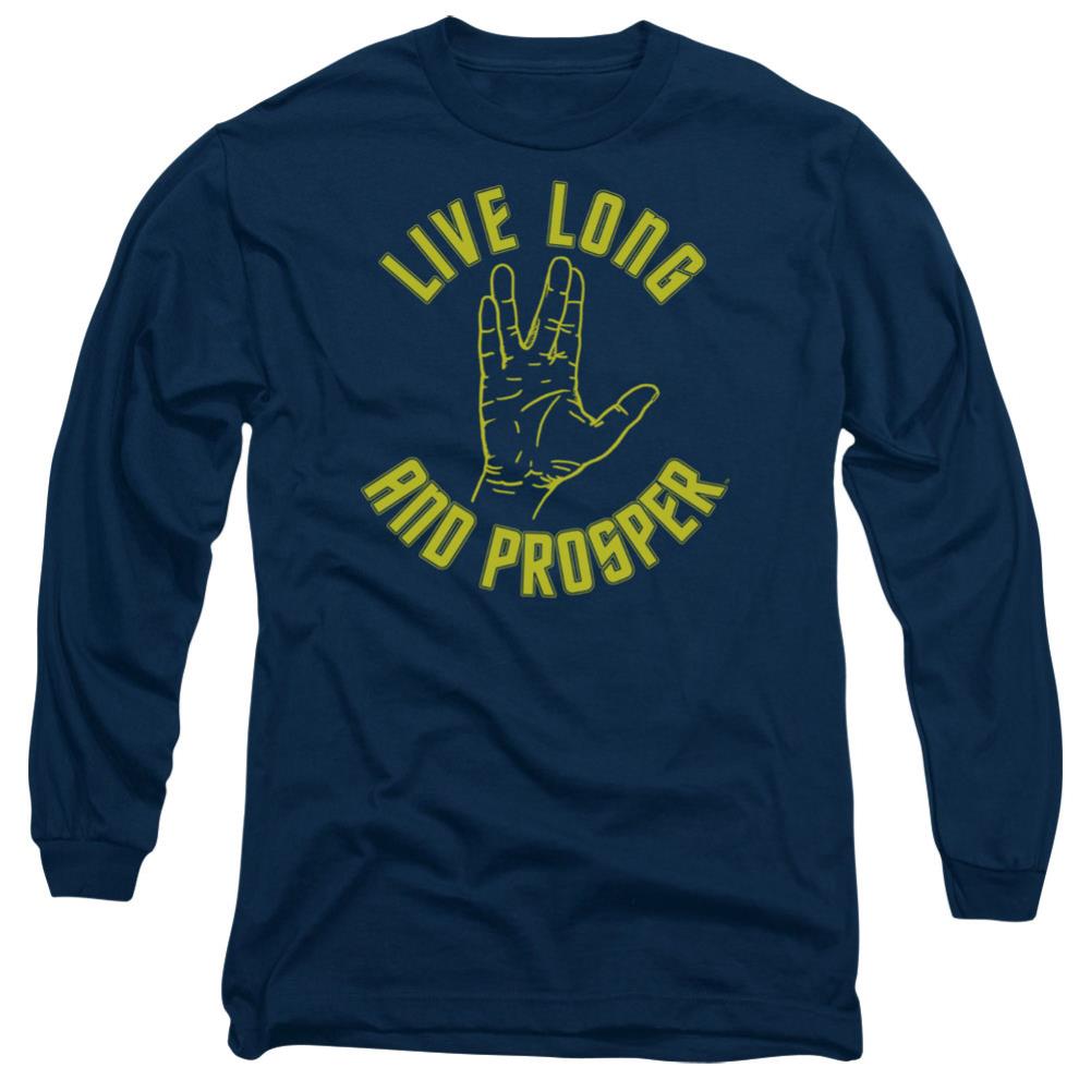 Star Trek Live Long Hand Men's 18/1 Cotton Long-Sleeve T-Shirt