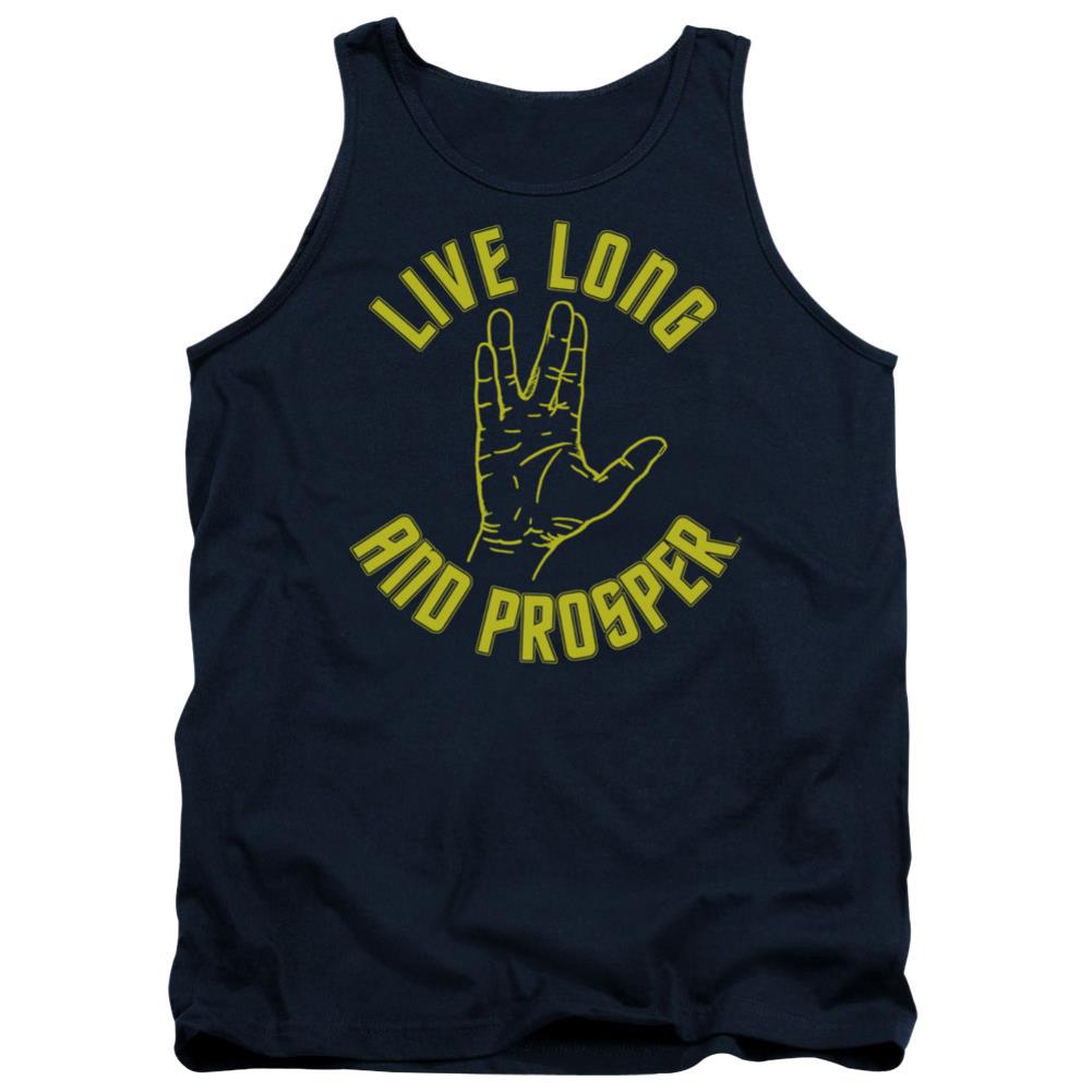 Star Trek Live Long Hand Men's 18/1 Cotton Tank Top