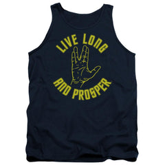 Star Trek Live Long Hand Men's 18/1 Cotton Tank Top