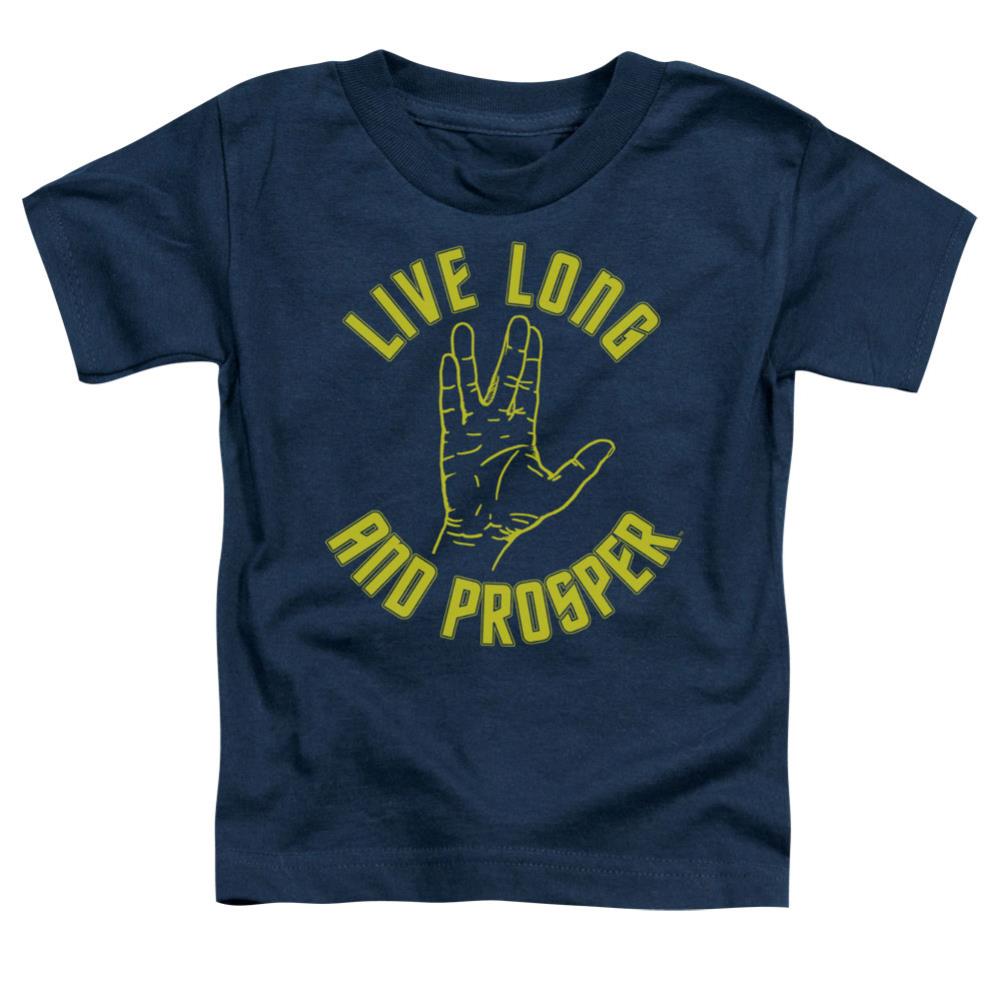 Star Trek Live Long Hand Toddler 18/1 Cotton Short-Sleeve T-Shirt