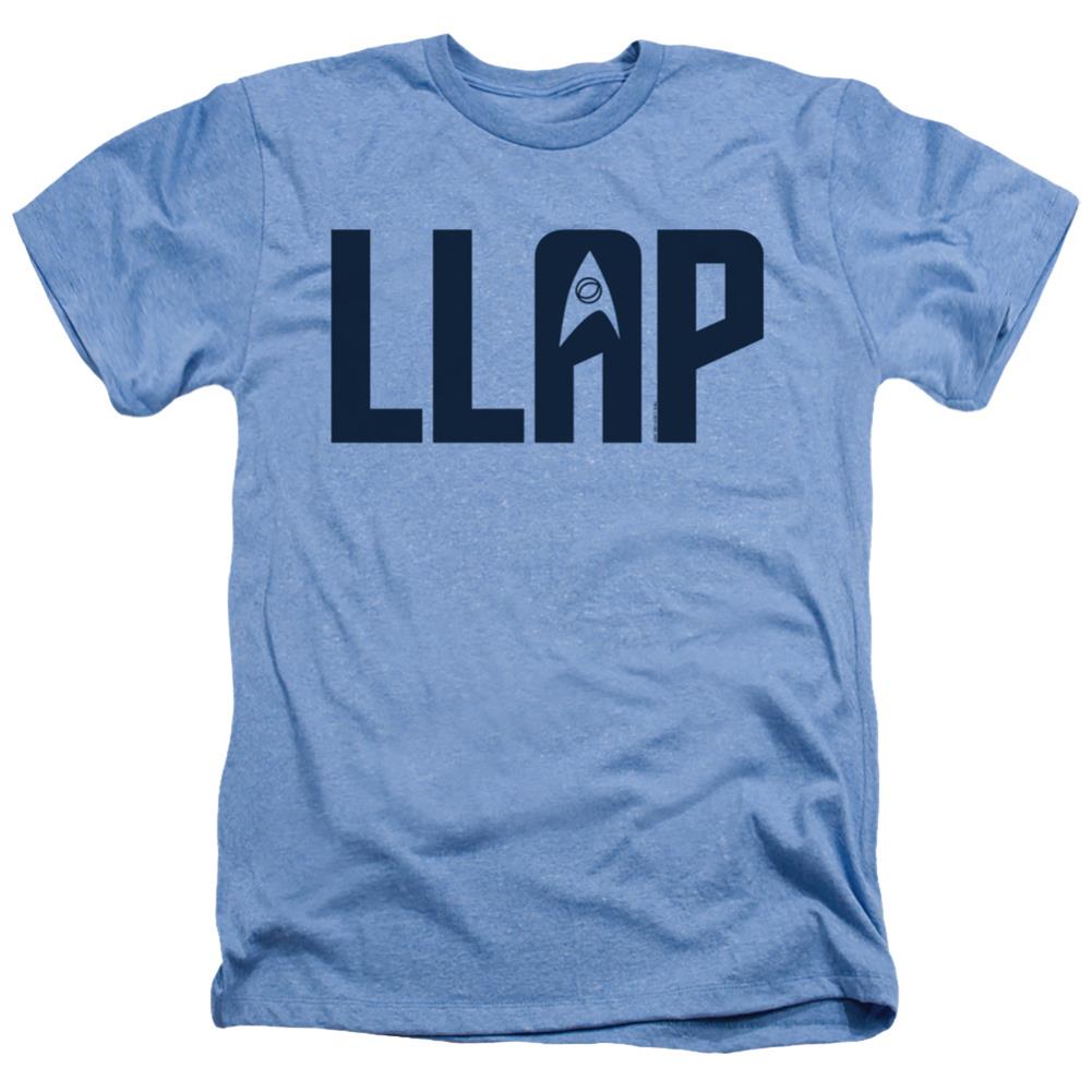 Star Trek LLAP Men's 30/1 Heather 60 40 Poly Short-Sleeve T-Shirt