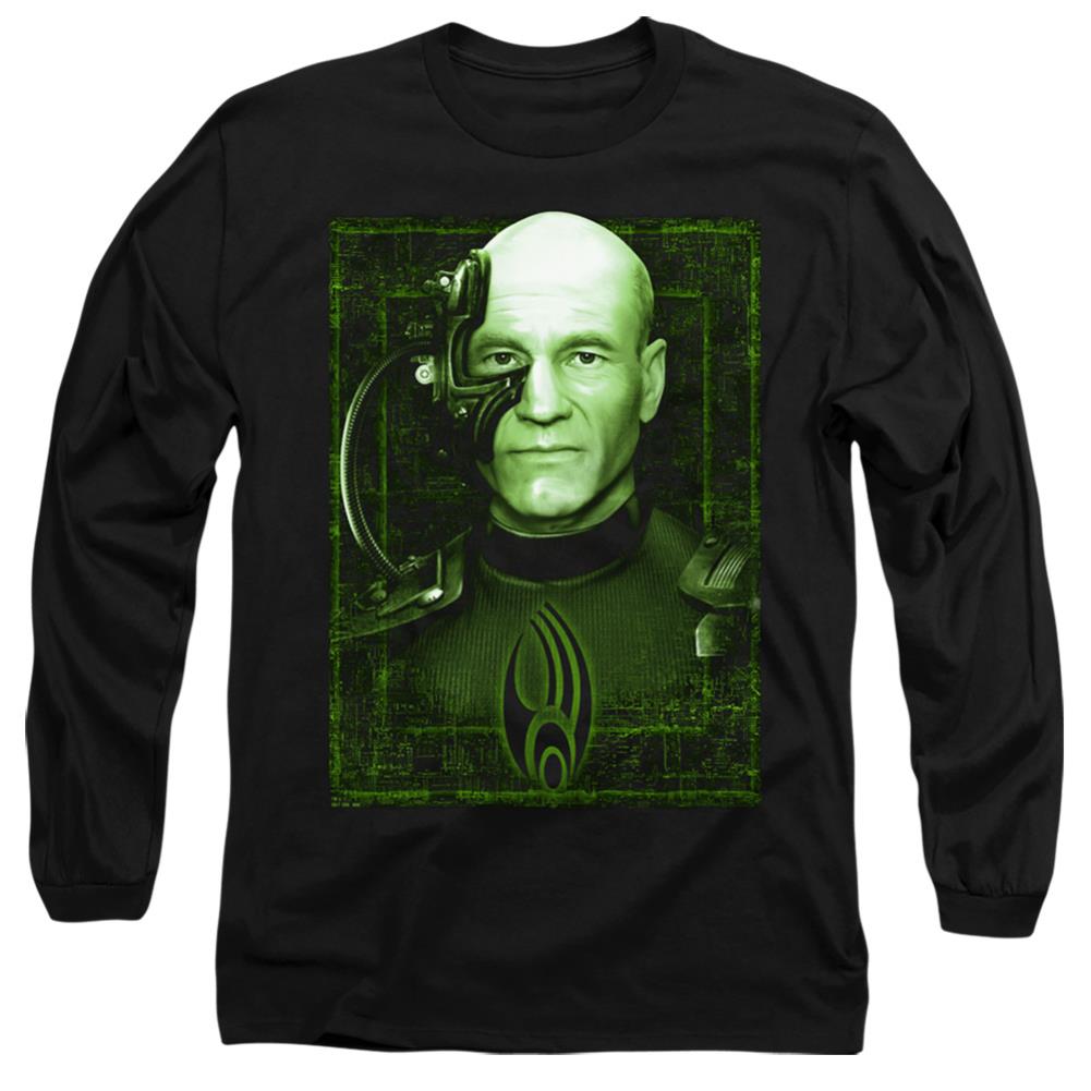 Star Trek Locutus Of Borg Men's 18/1 Cotton Long-Sleeve T-Shirt