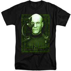 Star Trek Locutus Of Borg Men's 18/1 Tall Cotton Short-Sleeve T-Shirt