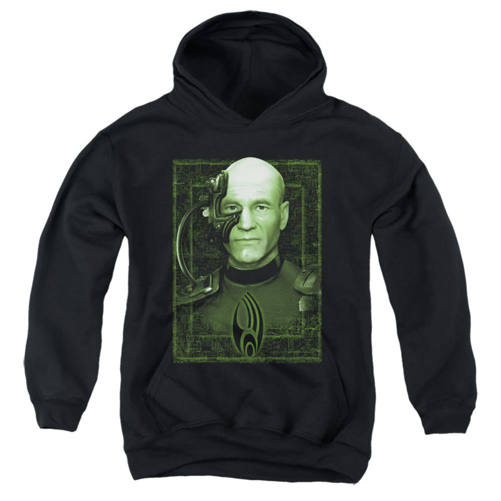 Star Trek Locutus Of Borg Youth Cotton Poly Pull-Over Hoodie