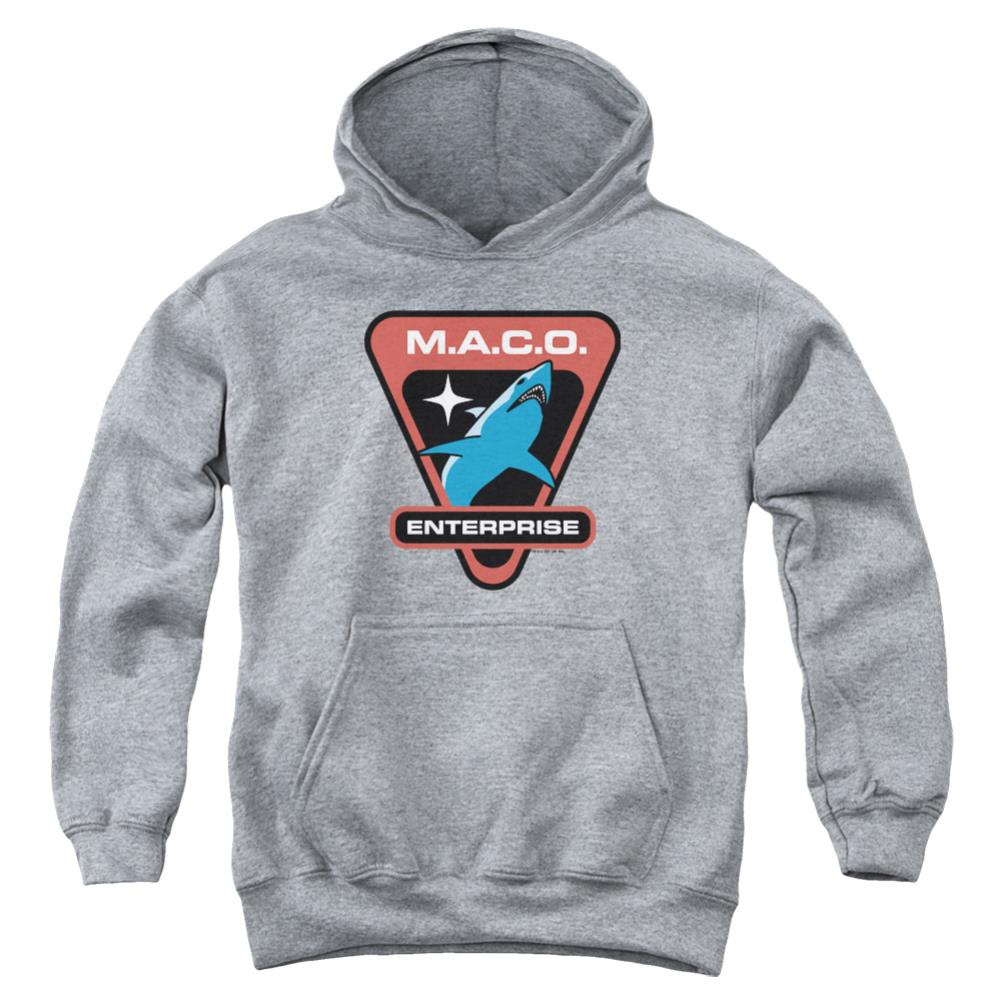 Star Trek Maco Patch Youth Cotton Poly Pull-Over Hoodie