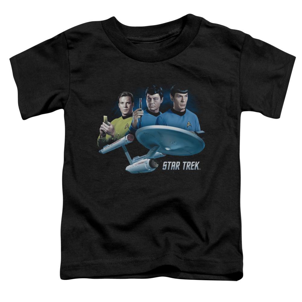 Star Trek Main Three Toddler 18/1 Cotton Short-Sleeve T-Shirt