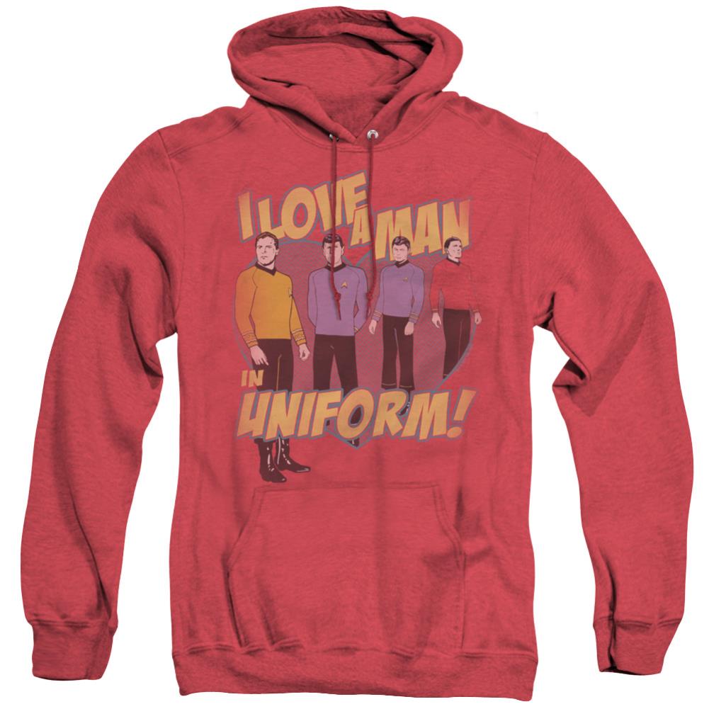 Star Trek Man In Uniform Men's Pull-Over Hoodie