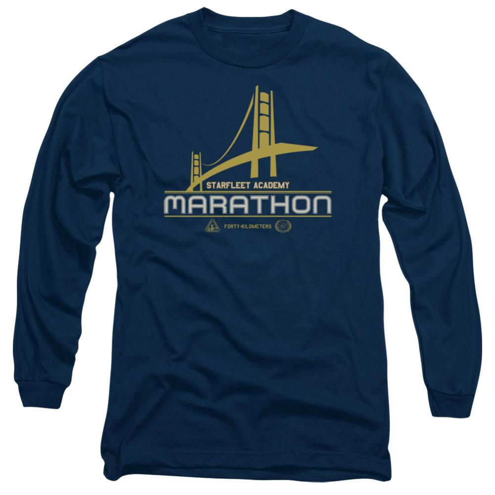 Star Trek Marathon Logo Men's 18/1 Cotton Long-Sleeve T-Shirt