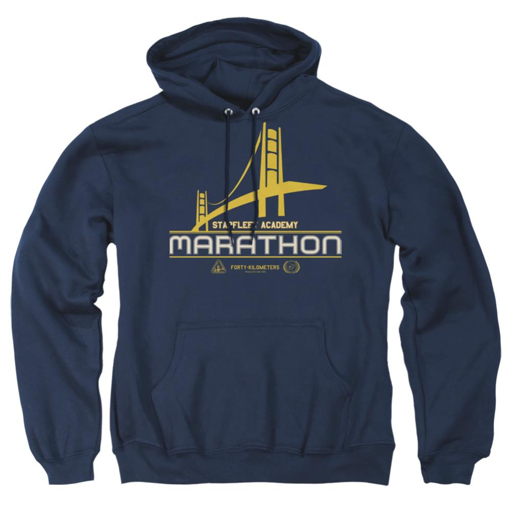 Star Trek Marathon Logo Men's Pull-Over 75 25 Poly Hoodie