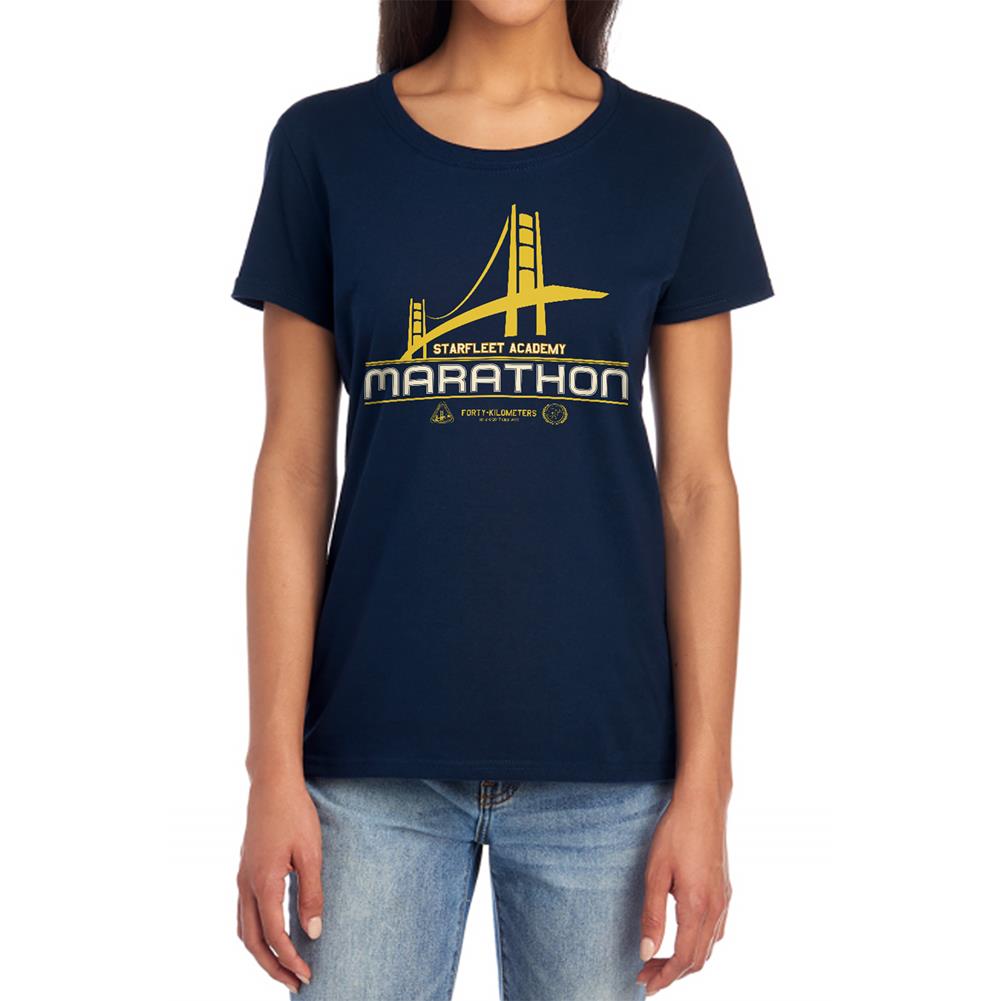 Star Trek Marathon Logo Women's 18/1 Cotton Short-Sleeve T-Shirt