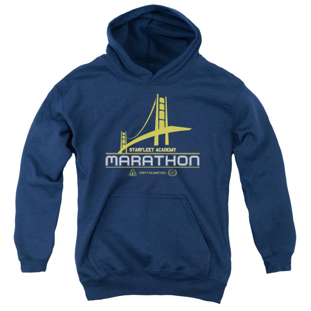 Star Trek Marathon Logo Youth Cotton Poly Pull-Over Hoodie