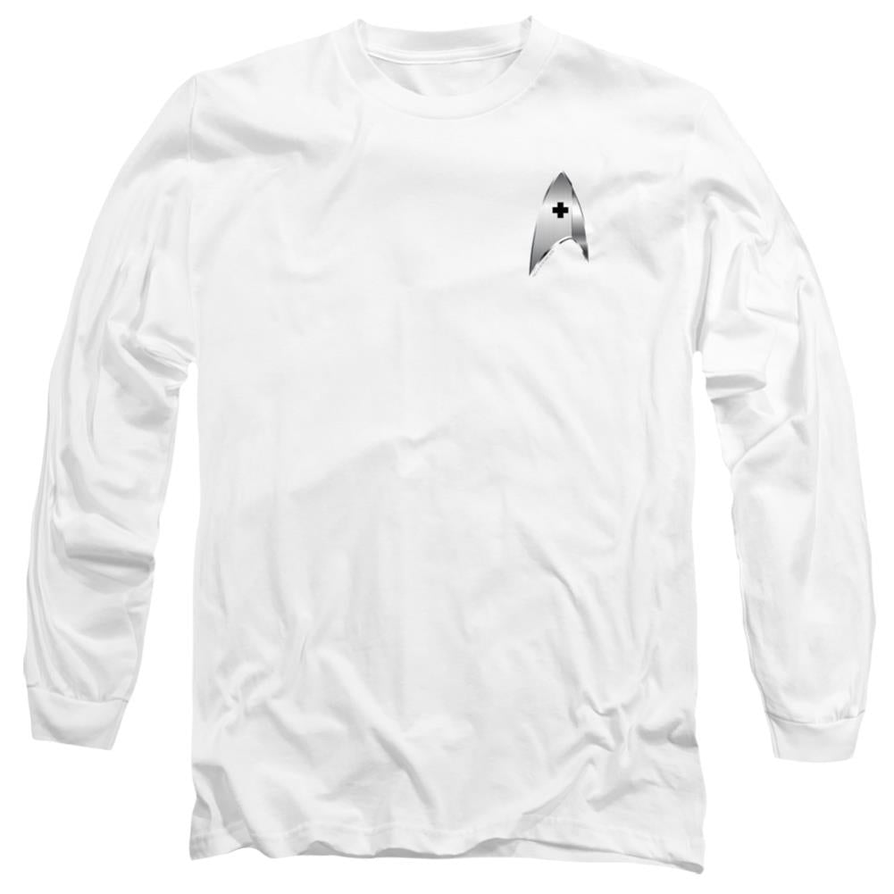 Star Trek Medical Badge Men's 18/1 Cotton Long-Sleeve T-Shirt