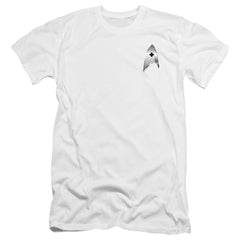 Star Trek Medical Badge Men's Ultra-Soft 30/1 Cotton Slim Short-Sleeve T-Shirt