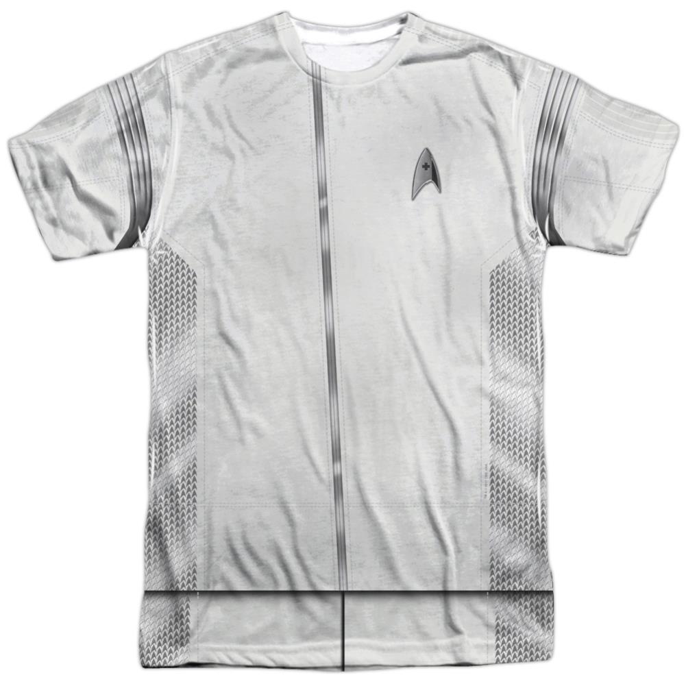 Star Trek Medical Uniform Men's Regular Fit Polyester Short-Sleeve T-Shirt