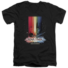 Star Trek Motion Picture Poster Men's 30/1 Cotton Slim V-Neck T-Shirt