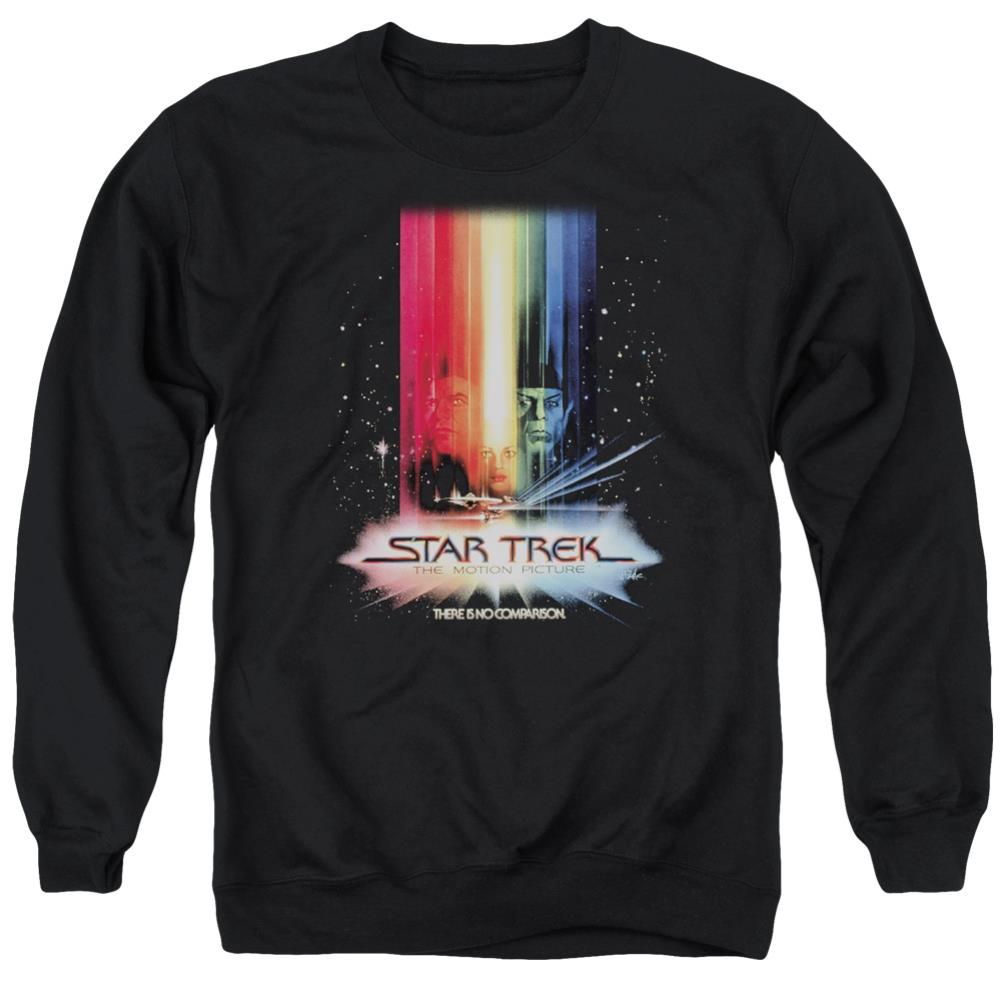 Star Trek Motion Picture Poster Men's Crewneck 50 50 Poly Long-Sleeve T-Shirt