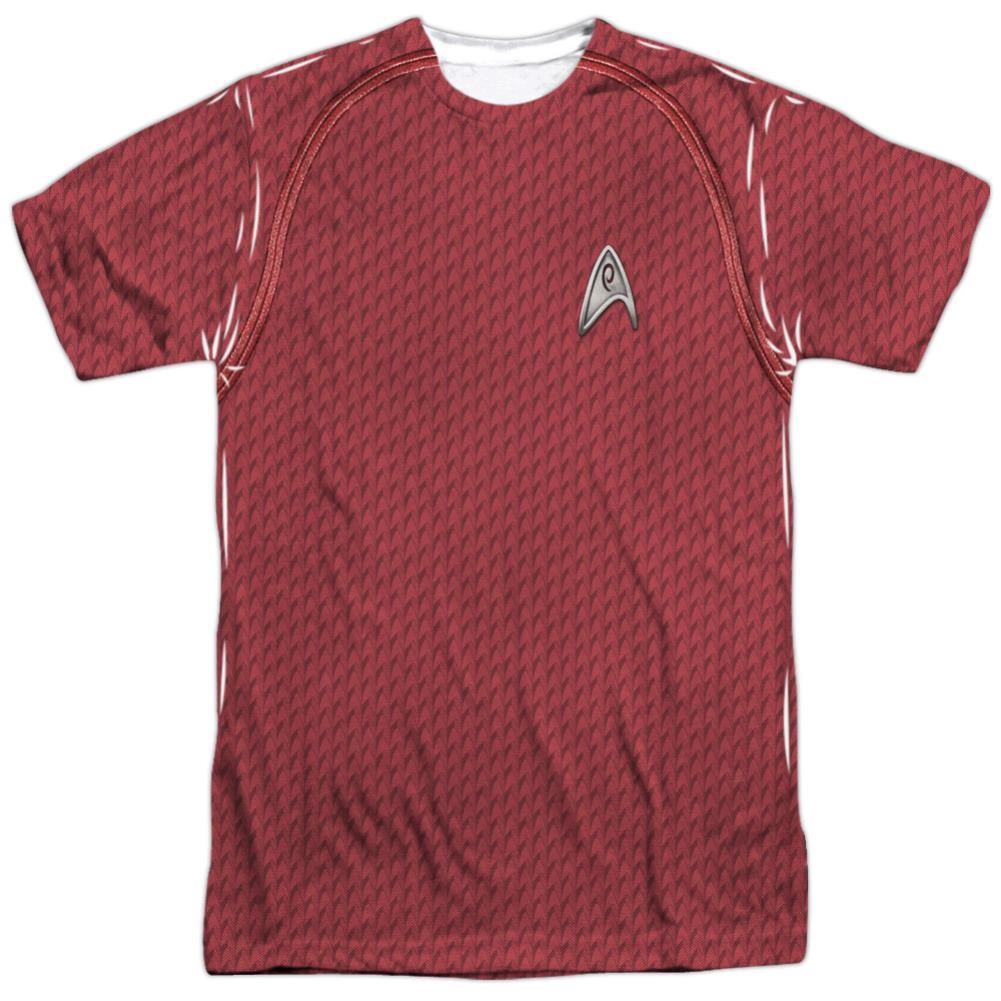 Star Trek Movie Engineering Uniform Men's Regular Fit Polyester Short-Sleeve T-Shirt