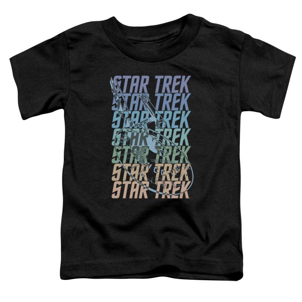 Star Trek Multi Logo Enterprise Toddler 18/1 Cotton Short-Sleeve T-Shirt