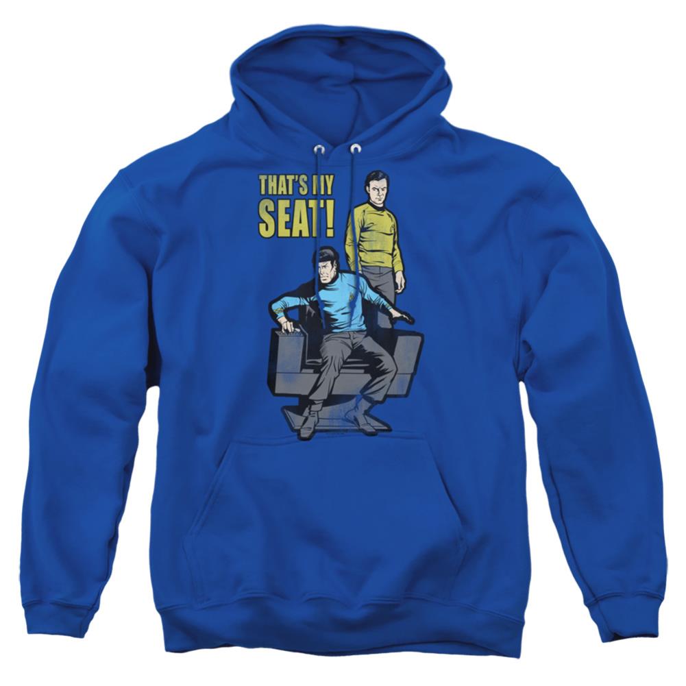 Star Trek My Seat Men's Pull-Over 75 25 Poly Hoodie