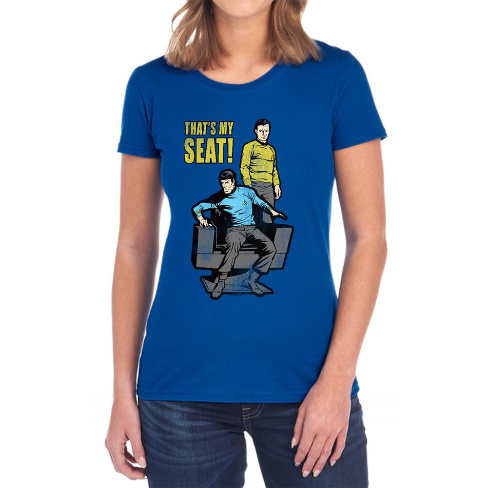 Star Trek My Seat Women's 18/1 Cotton Short-Sleeve T-Shirt