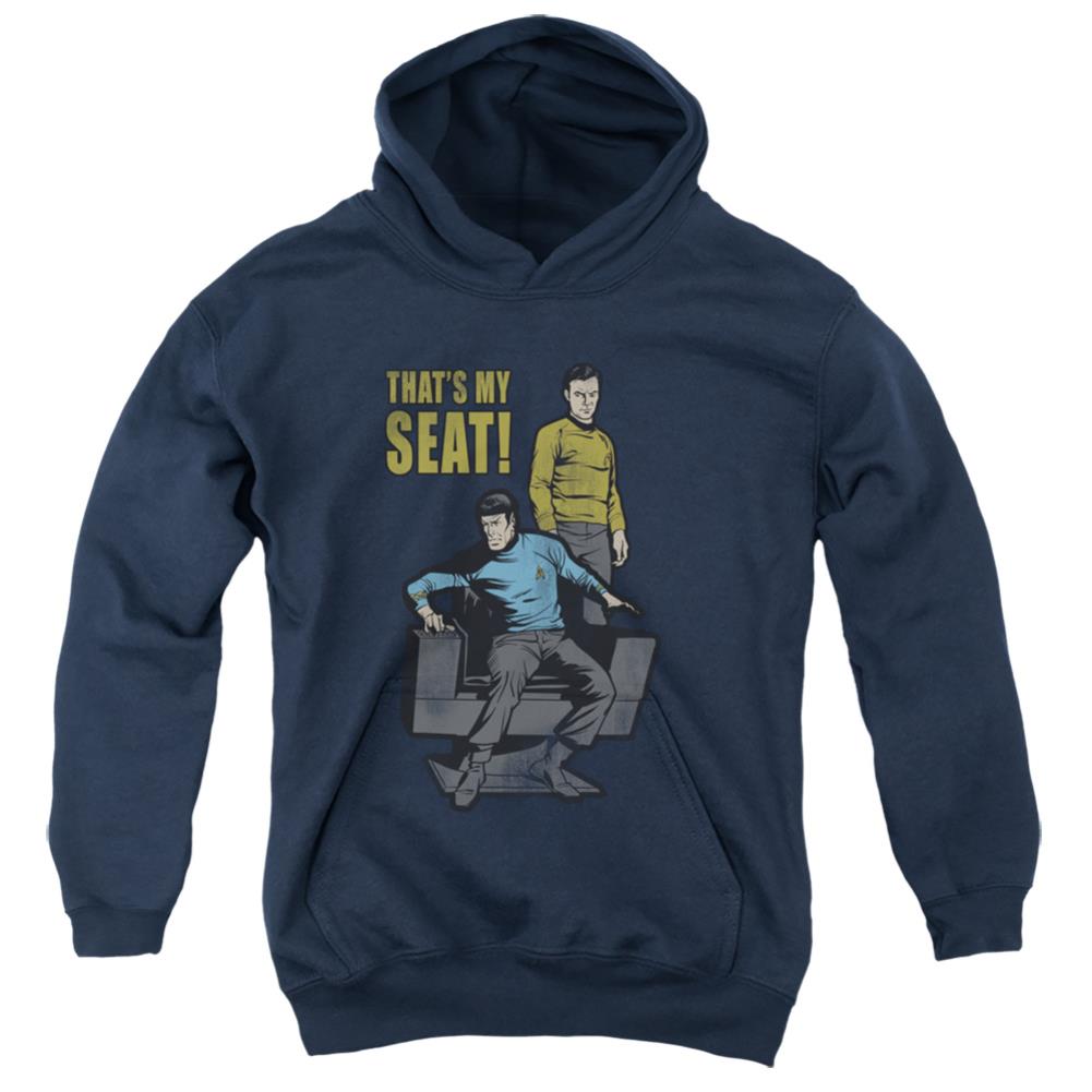 Star Trek My Seat Youth Cotton Poly Pull-Over Hoodie