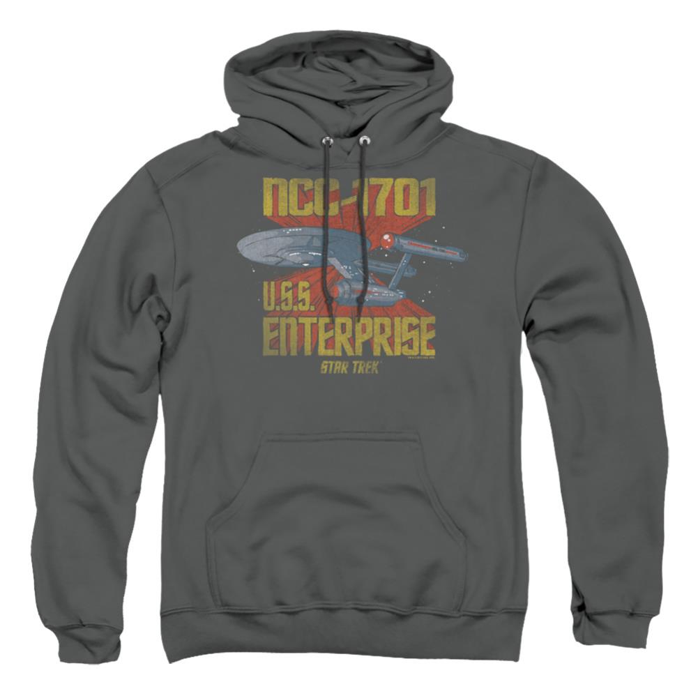 Star Trek NCC-1701 Men's Pull-Over 75 25 Poly Hoodie