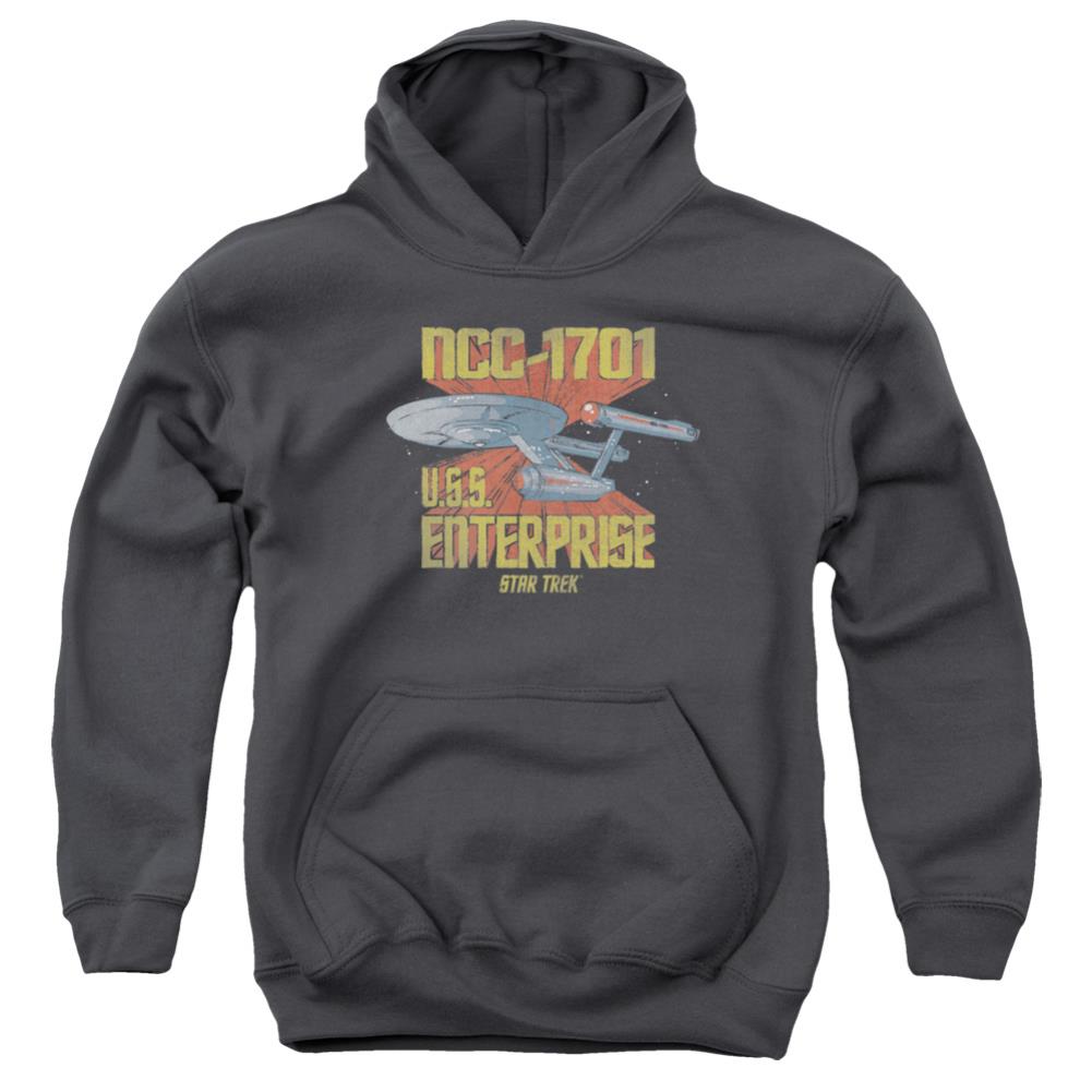 Star Trek NCC-1701 Youth Cotton Poly Pull-Over Hoodie