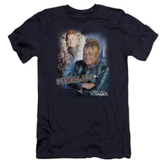 Star Trek Neelix Men's Ultra-Soft 30/1 Cotton Slim Short-Sleeve T-Shirt