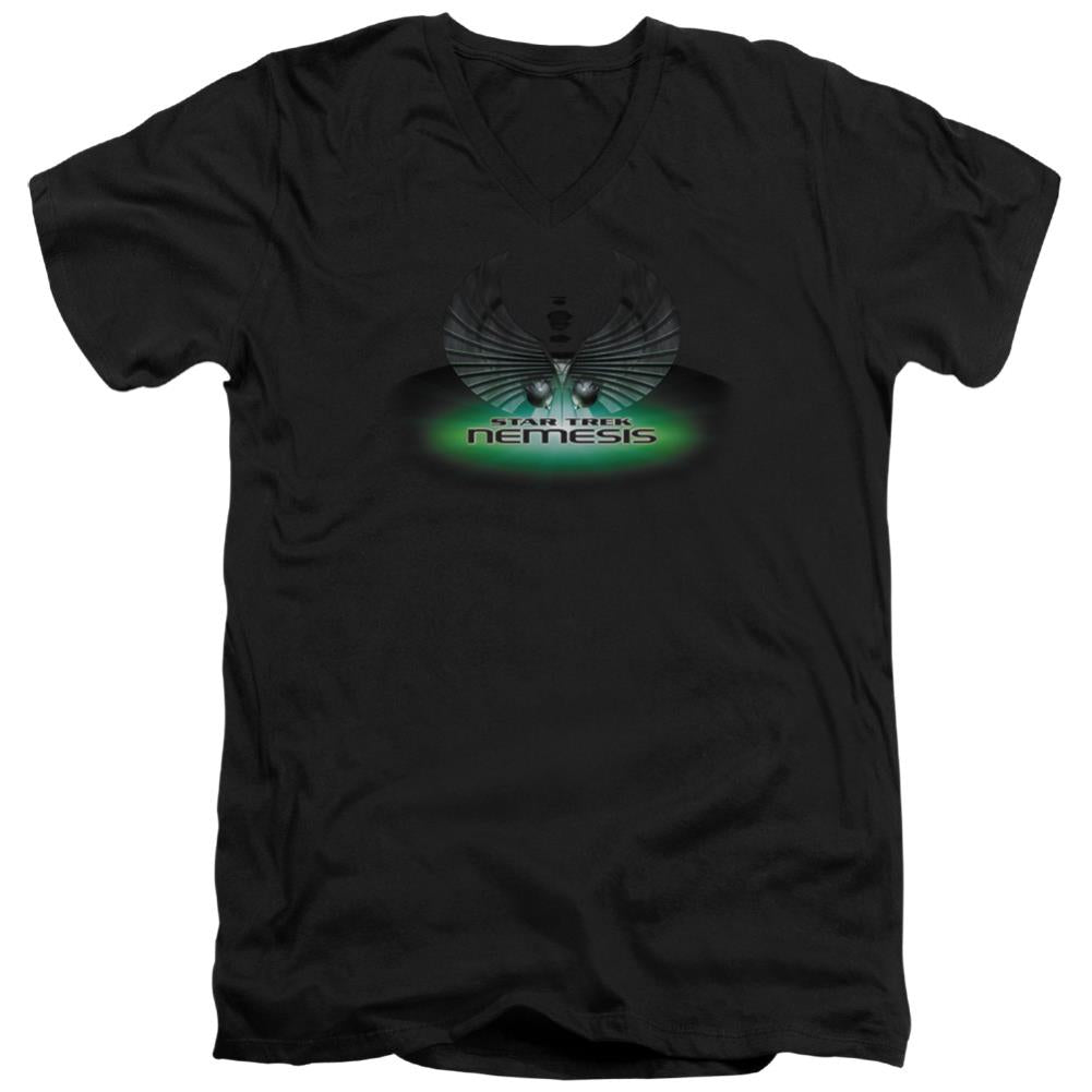 Star Trek Nemesis (Movie) Men's 30/1 Cotton Slim V-Neck T-Shirt