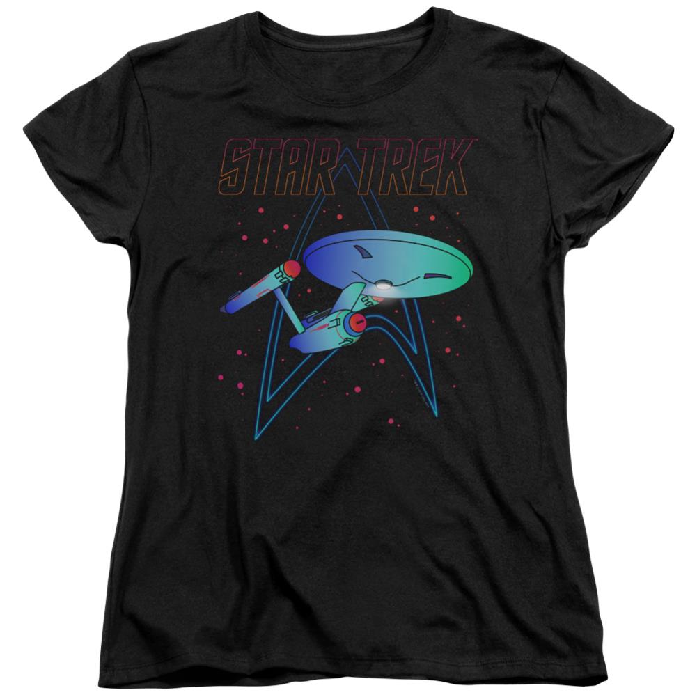 Star Trek Neon Trek Women's 18/1 Cotton Short-Sleeve T-Shirt