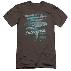 Star Trek Never Forget Men's Ultra-Soft 30/1 Cotton Slim Short-Sleeve T-Shirt