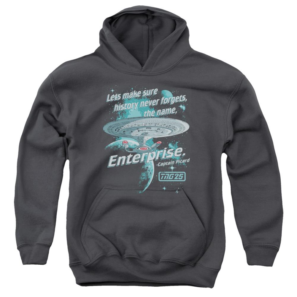 Star Trek Never Forget Youth Cotton Poly Pull-Over Hoodie