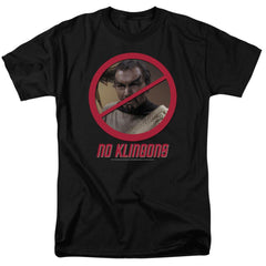 Star Trek No Klingons Men's 18/1 Cotton Short-Sleeve T-Shirt