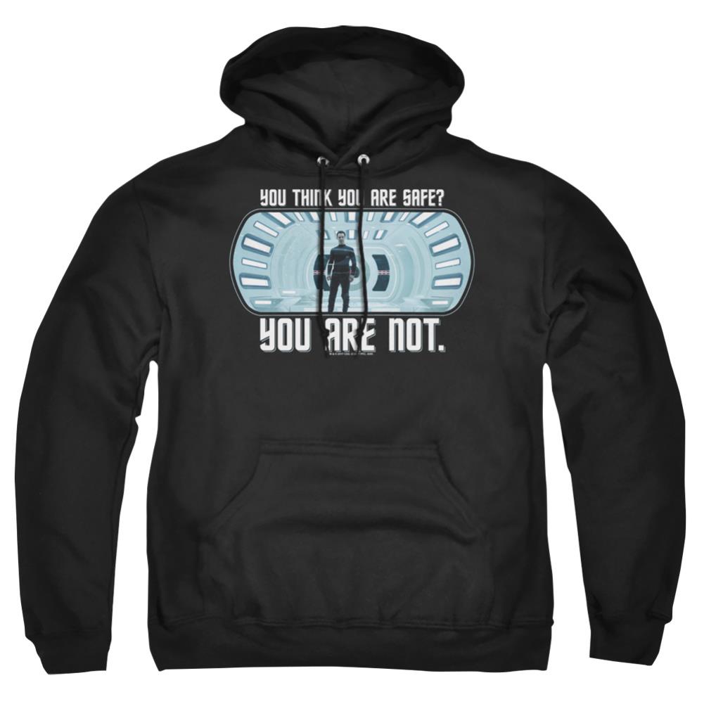 Star Trek Not Safe Men's Pull-Over 75 25 Poly Hoodie