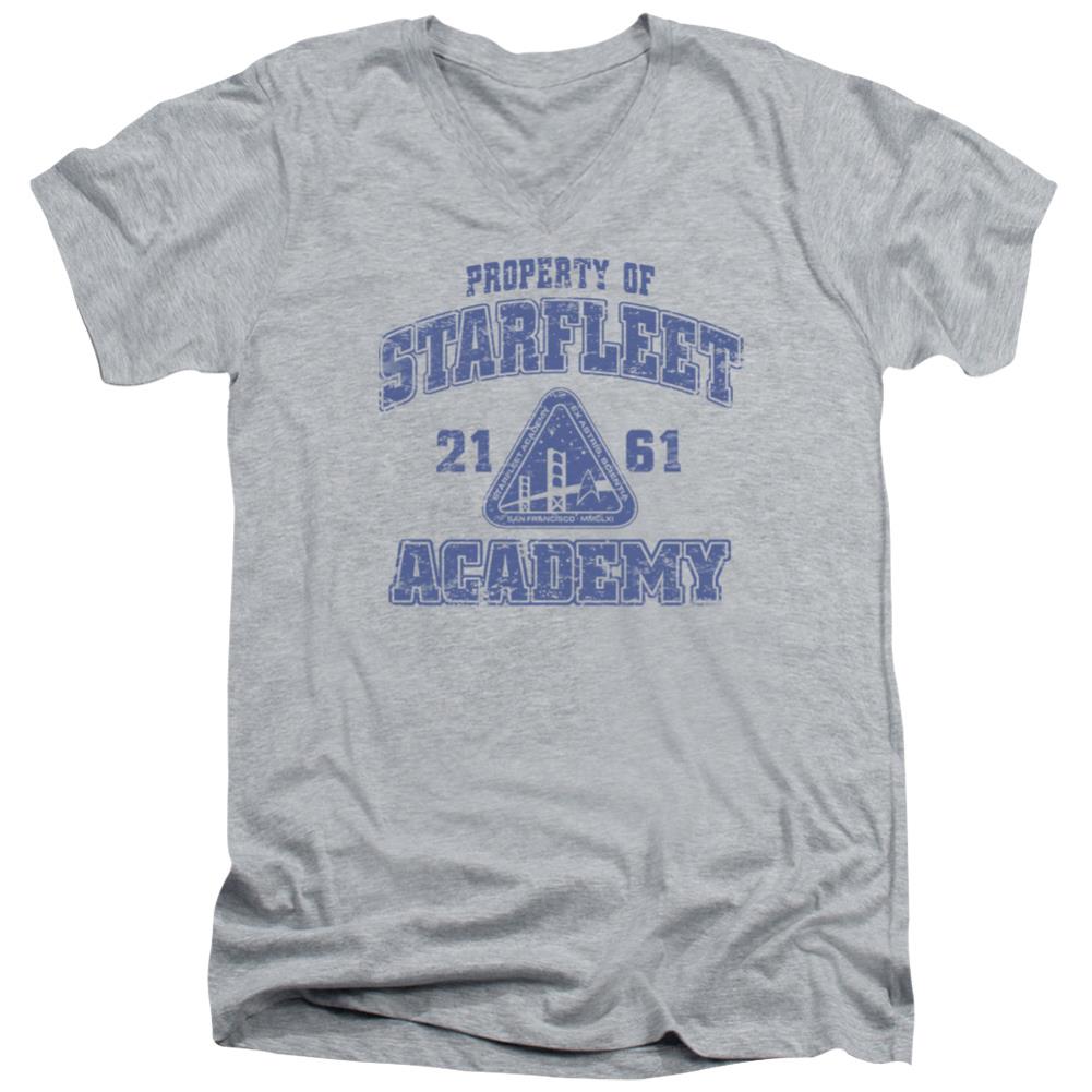Star Trek Old School Men's 30/1 Cotton Slim V-Neck T-Shirt