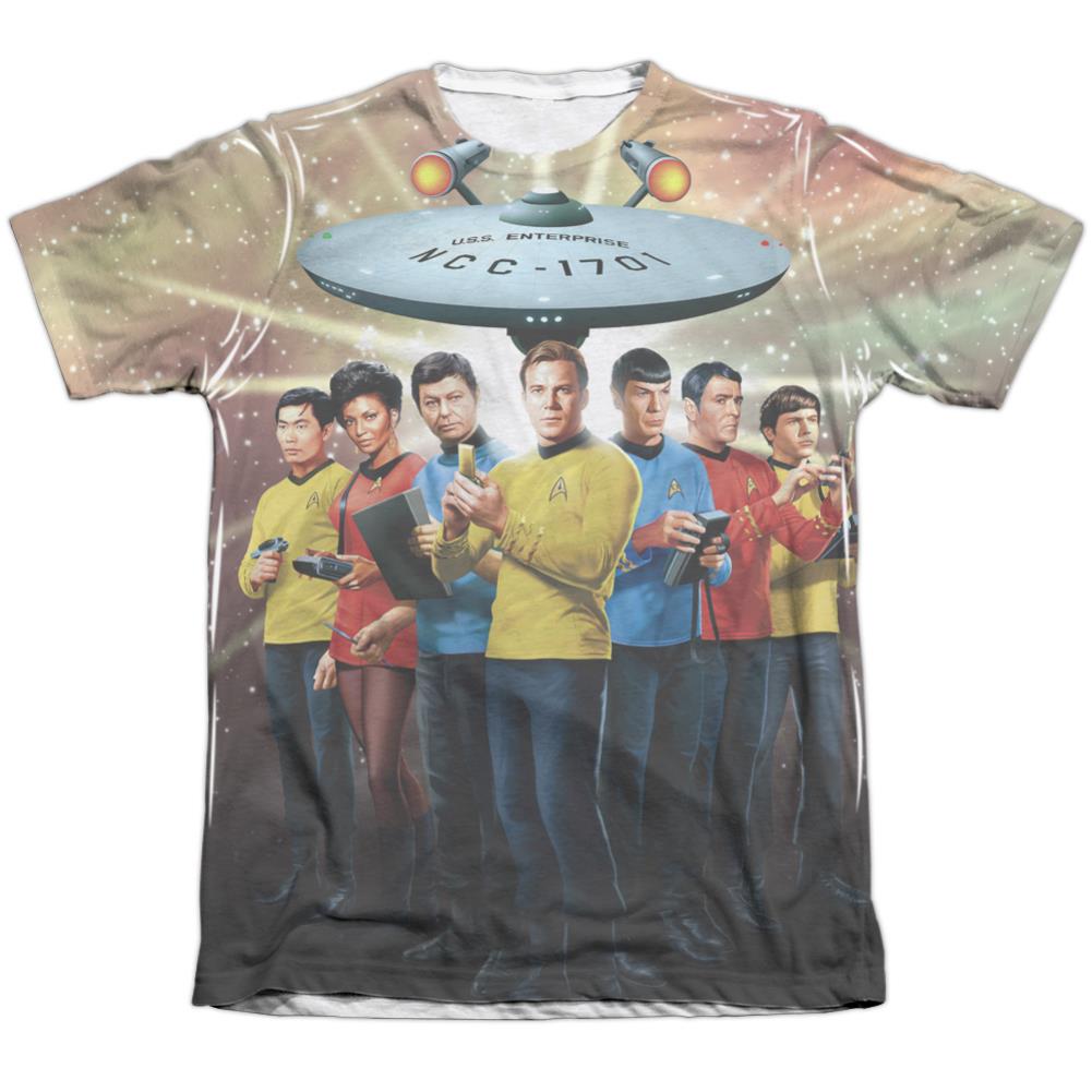 Star Trek Original Crew Men's Regular Fit Poly Cotton Short-Sleeve T-Shirt