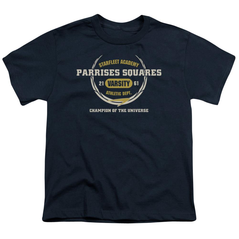 Star Trek Parrises Squares Youth 18/1 100% Cotton Short-Sleeve T-Shirt