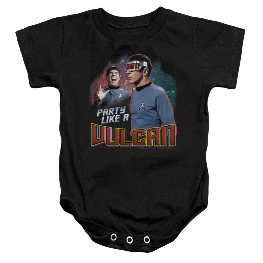 Star Trek Party Like A Vulcan Infant's Cotton SS Snapsuit
