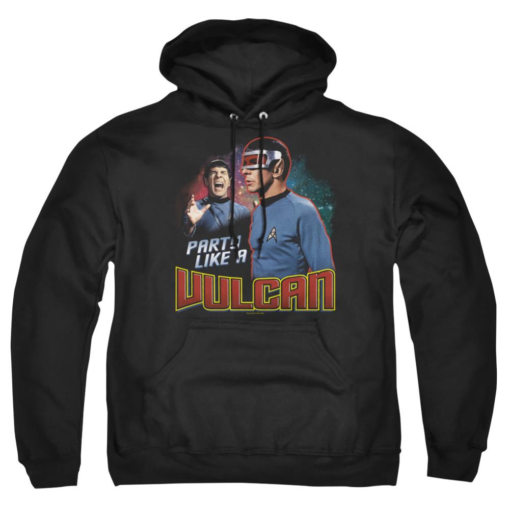 Star Trek Party Like A Vulcan Men's Pull-Over 75 25 Poly Hoodie