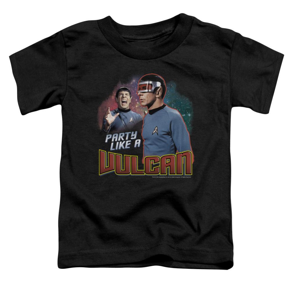 Star Trek Party Like A Vulcan Toddler 18/1 Cotton Short-Sleeve T-Shirt